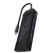 Porodo Gaming 9-в-1 USB-C хаб 4K (геймерская версия)
