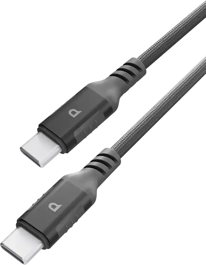 كابل Powerology Power Sync Weave USB-C إلى USB-C PD 60W 1.2م