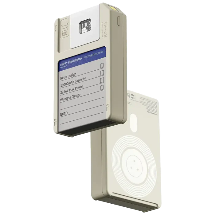 Powerology Floppydisk Retro 10000mAh MagSafe Пауэрбанк
