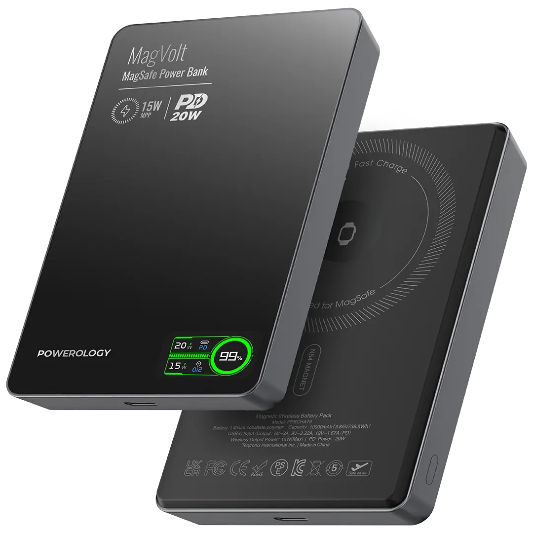 Powerology MagVolt 10000mAh Магнитный Пауэрбанк