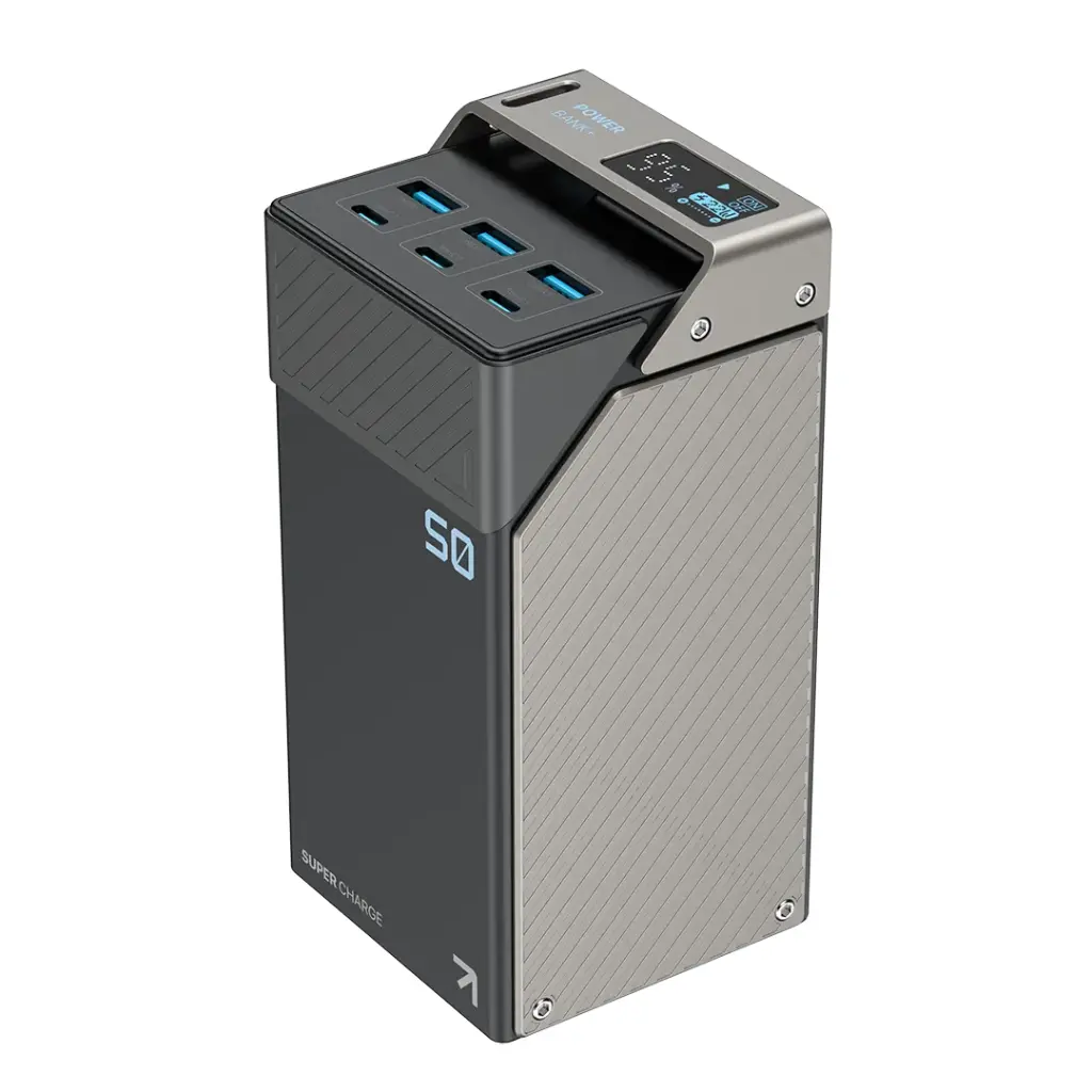 Powerology 50000mAh 65W Пауэрбанк 3*PD Type-C