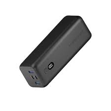 Powerology Onyx 30000mAh Dual USB-C Пауэрбанк 4 устройства