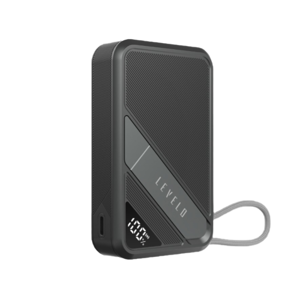 Levelo AirLink 10000mAh Qi2 MagSafe Power Bank with Kickstand