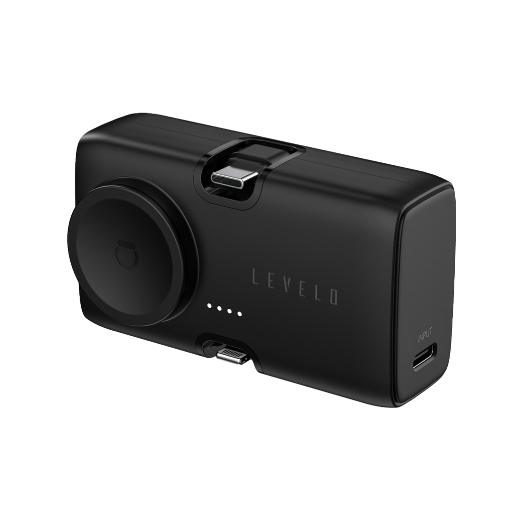 Levelo Nova Mini Portable 5000mAh Power Bank Black