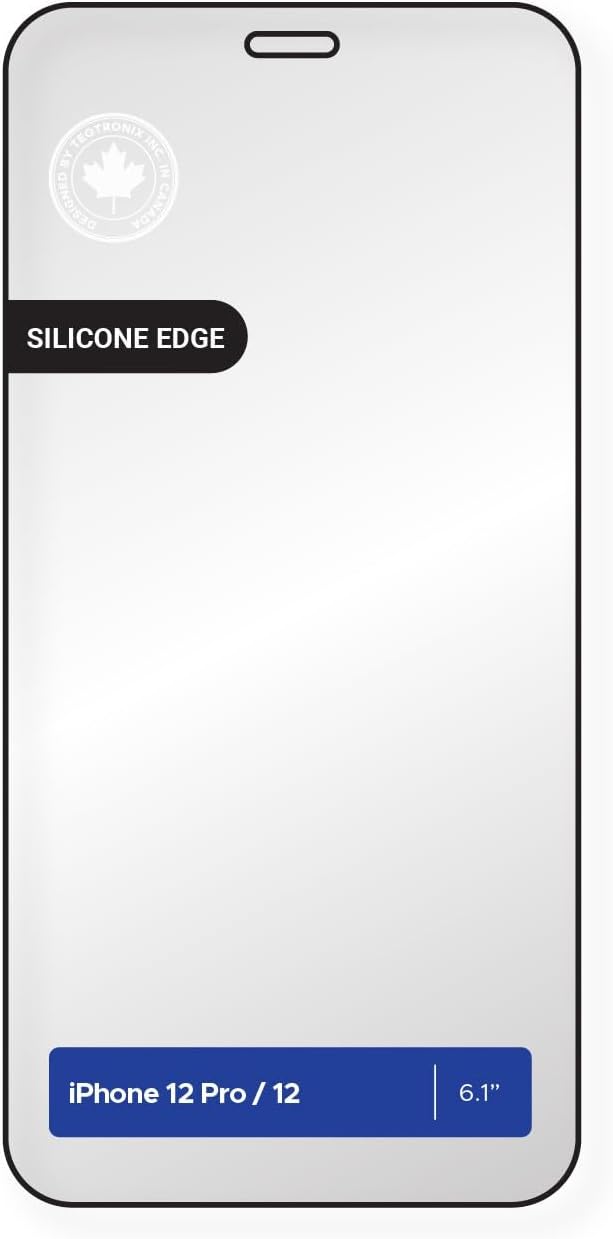 واقي شاشة Levelo Anti-Static Clear Silicone Edge مقوى