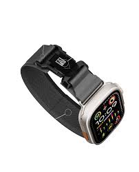 Levelo Rove nylon watch strap with metal buckle