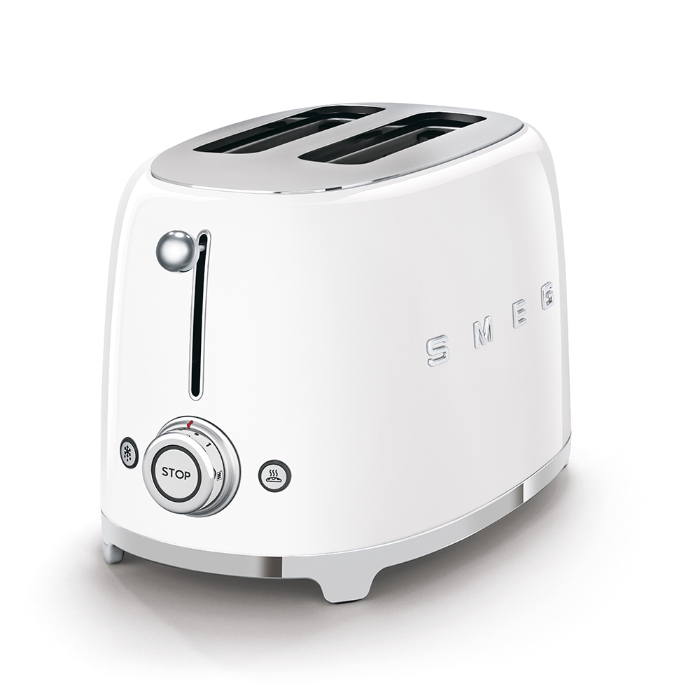 محمصة Smeg شريحتين White (TSF01WHUK)