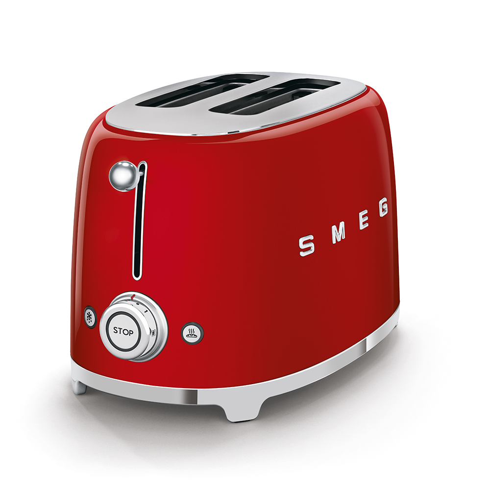 محمصة Smeg شريحتين Red (TSF01RDUK)