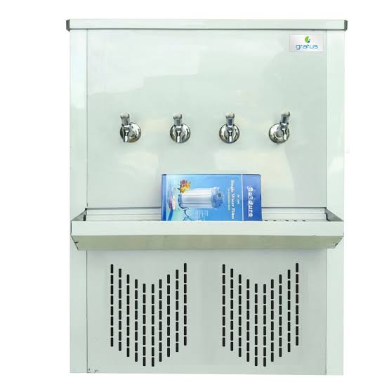 Gratus 4-Tap Steel Water Cooler GSD88T4
