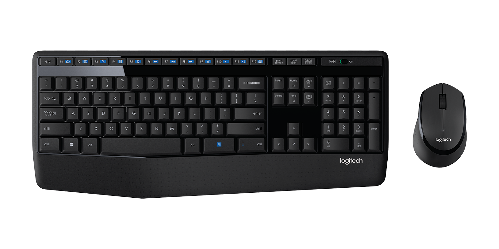 Logitech MK345 Беспроводной комплект клавиатуры и мыши Черный