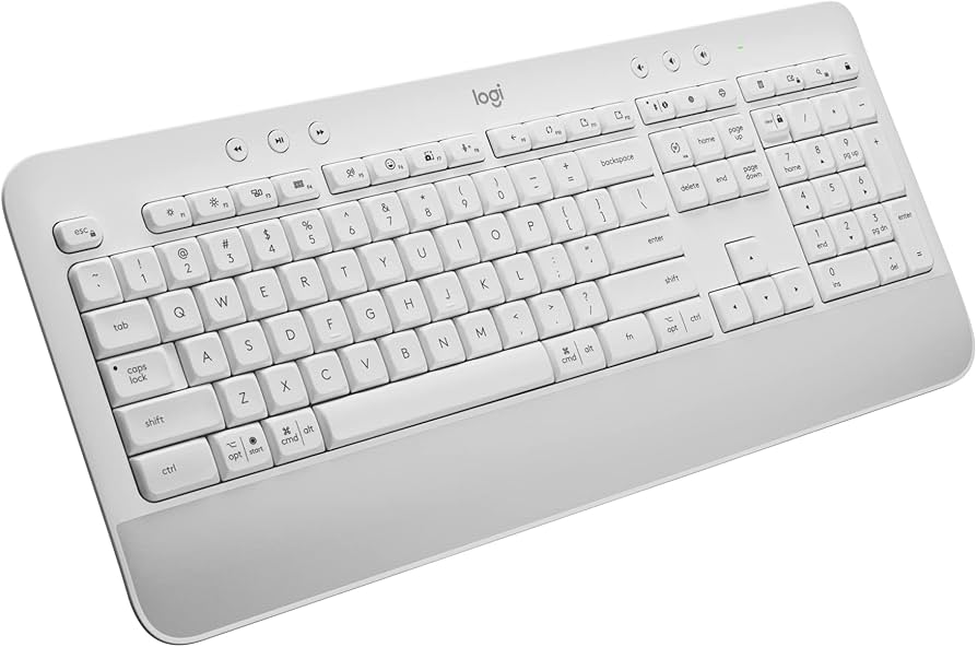 Logitech K650 Signature Bluetooth Клавиатура Белая
