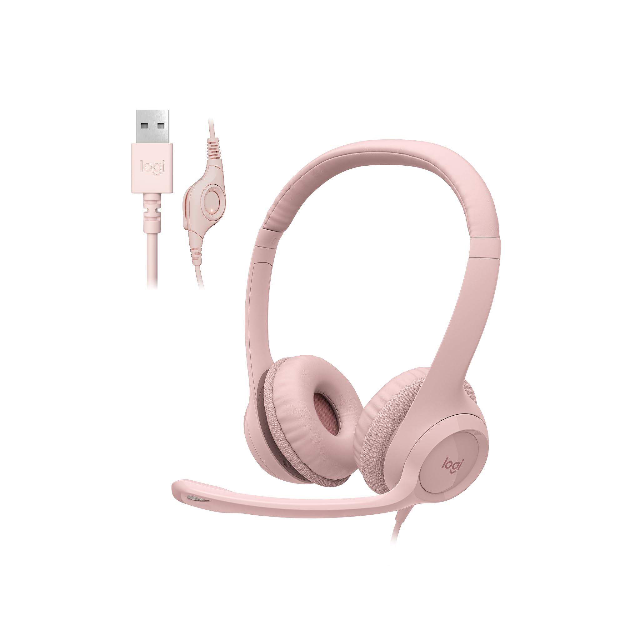Logitech H390 Headset Rose USB