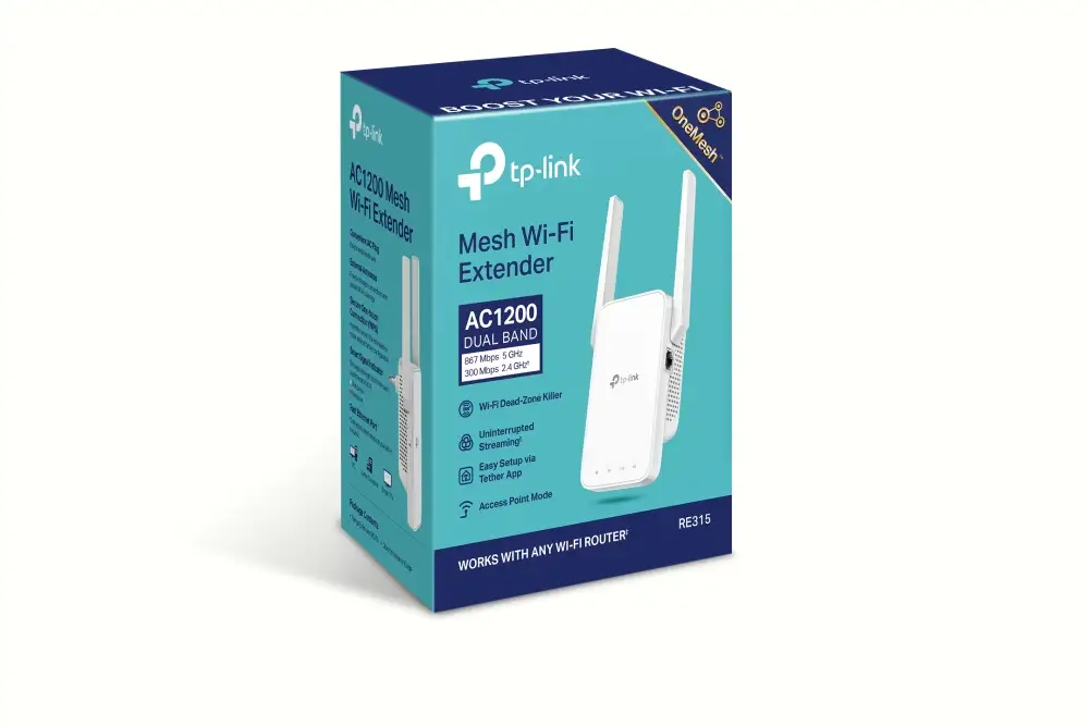TP-Link AC1200 Mesh WiFi Range Extender RE315