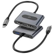 Powerology 4-in-1 USB-C multifunction hub PD 100W