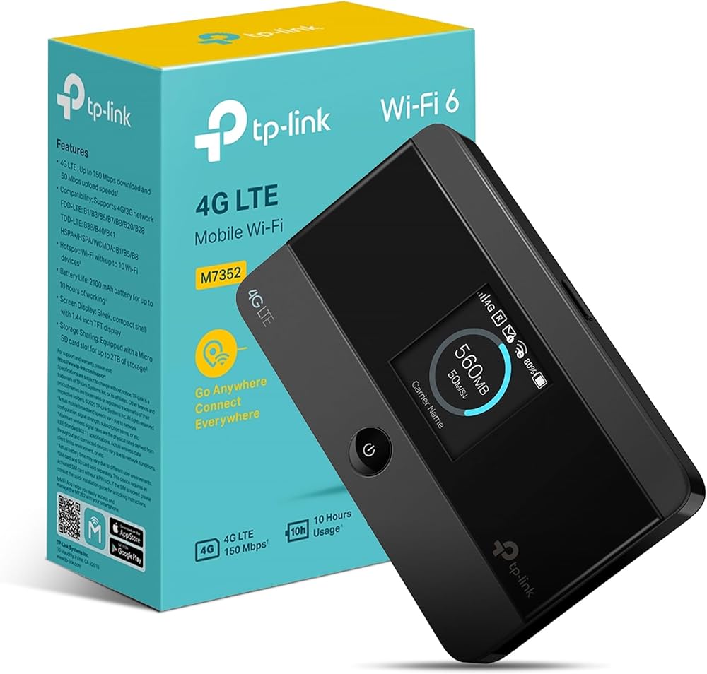 TP-Link 4G LTE Mobile Wi-Fi Router (M7352)