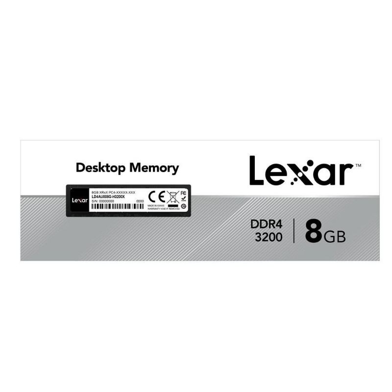 Lexar RAM 8GB DDR4 Desktop 3200