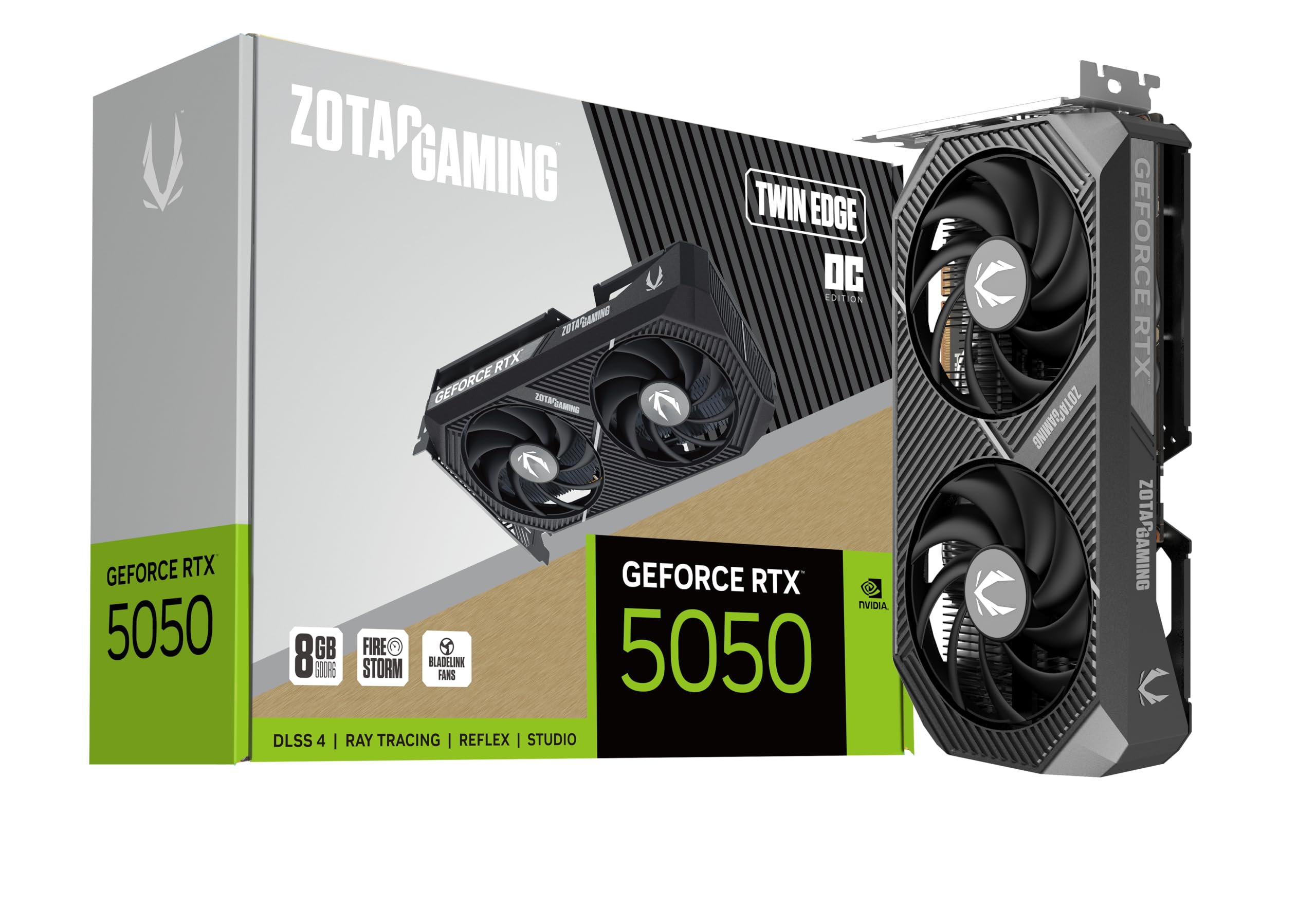 Zotac Gaming GeForce RTX 5050 Twin Edge Graphics Card 8GB GDDR6