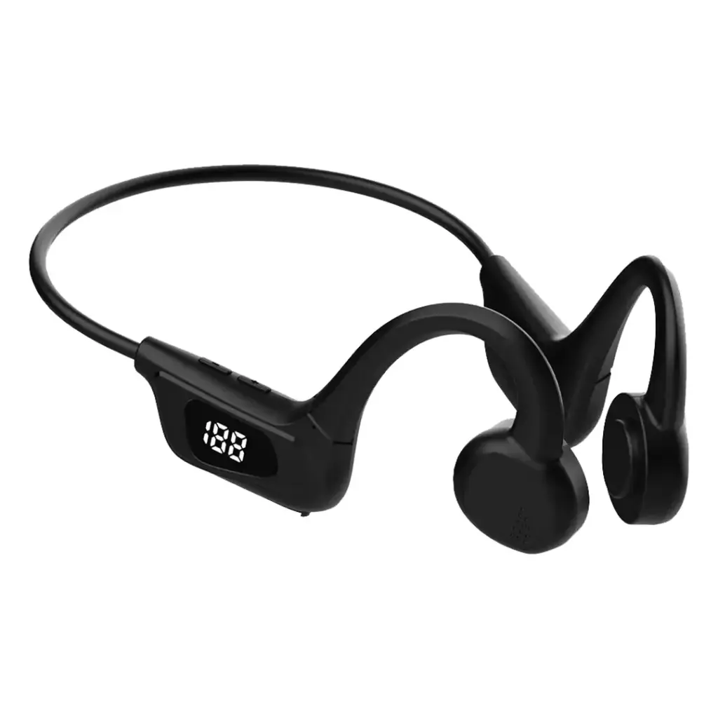 Porodo Blue bone conduction wireless headset BT5.1 (PB-BCHDP-BK)