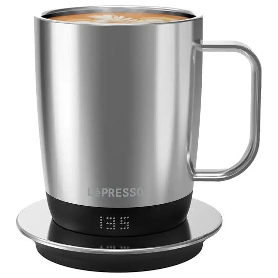 LePresso Aurelio Ceramic Mug with Temperature Control Base 300ml IPX7 (LPCFFACM0062SL)