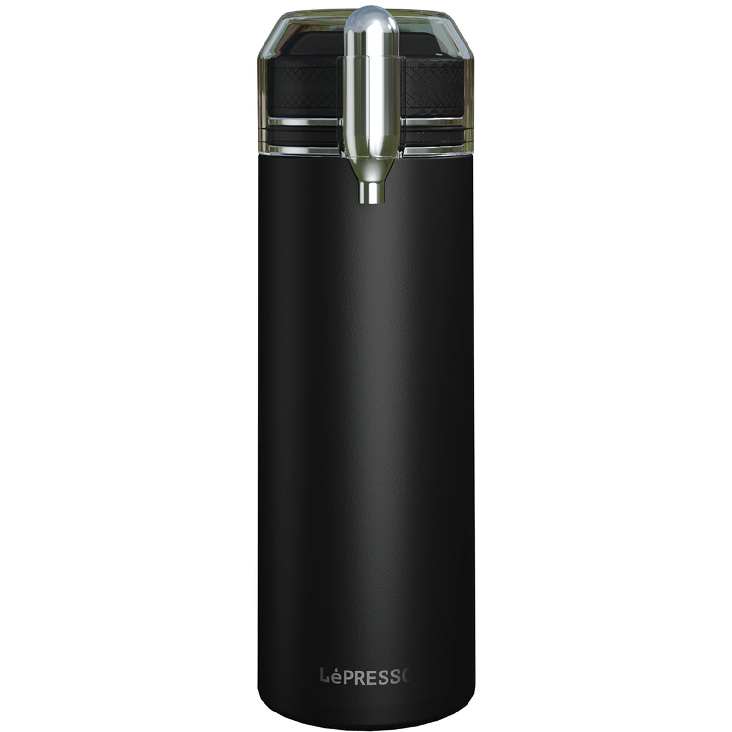 LePresso Sparkling Water Bottle Double Wall Vacuum 750ml (LPWB750MLBK)